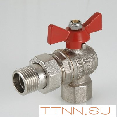 Кран шаровый с накидной гайкой угловой Valtec 3/4 VT.228.N.05 Кран шаровый с накидной гайкой угловой Valtec 3/4 VT.228.N.05