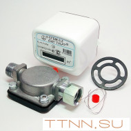 Счетчик газа Бетар СГБМ-3.2 г. Чистополь с накидной гайкой Счетчик газа Бетар СГБМ-3.2 г. Чистополь с накидной гайкой