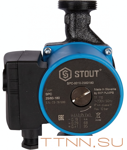 Насос для отопления STOUT 25/60-180 (SPC-0010-2560180)