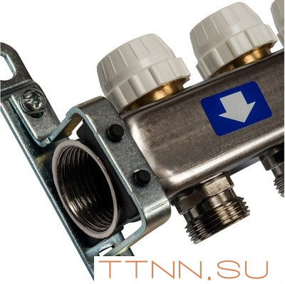 Коллектор с запорными клапанами STOUT SMS-0932-000006 Коллектор с запорными клапанами STOUT SMS-0932-000006