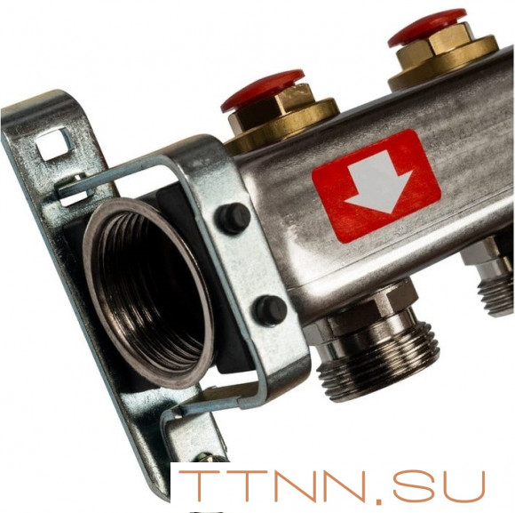 Коллектор с запорными клапанами STOUT SMS-0932-000012 Коллектор с запорными клапанами STOUT SMS-0932-000012