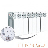 Радиатор биметаллический Rifar BASE 200 Ventil 8 секций Радиатор биметаллический Rifar BASE 200 Ventil 8 секций