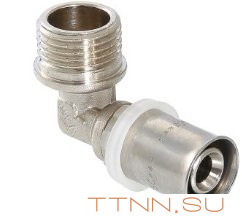Фитинг пресс угольник 90° VALTEC VTm.253.N.002004 20x1/2"