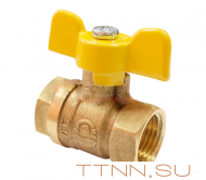 Кран шаровый газовый VALFEX 1/2" ВН/ВН бабочка 11Б27фтМ Кран шаровый газовый VALFEX 1/2" ВН/ВН бабочка 11Б27фтМ