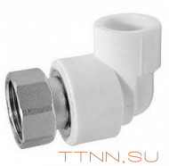 Угольник с накидной гайкой Valfex 25х1" Угольник с накидной гайкой Valfex 25х1"