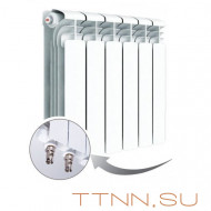 Алюминиевый радиатор Rifar Alum 350 Ventil 6 секций Алюминиевый радиатор Rifar Alum 350 Ventil 6 секций