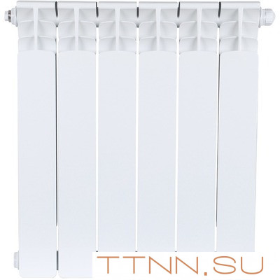 Биметаллический радиатор STOUT SPACE 500 нижнее 6 секций (SRB-0320-050006) Биметаллический радиатор STOUT SPACE 500 нижнее 6 секций (SRB-0320-050006)