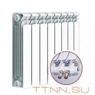 Радиатор биметаллический Rifar Base 500 Ventil 8 секций Радиатор биметаллический Rifar Base 500 Ventil 8 секций