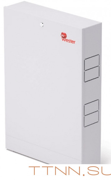 Распределительный шкаф Wester Шкаф коллекторный наружный ШРНГ-6-180 (Ш 1147 х Г 180 х В 652-715) Распределительный шкаф Wester Шкаф коллекторный наружный ШРНГ-6-180 (Ш 1147 х Г 180 х В 652-715)