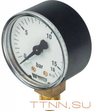 Манометр радиальный Watts F+R200 (MDR) 63/ 16x1/4" Манометр радиальный Watts F+R200 (MDR) 63/ 16x1/4"