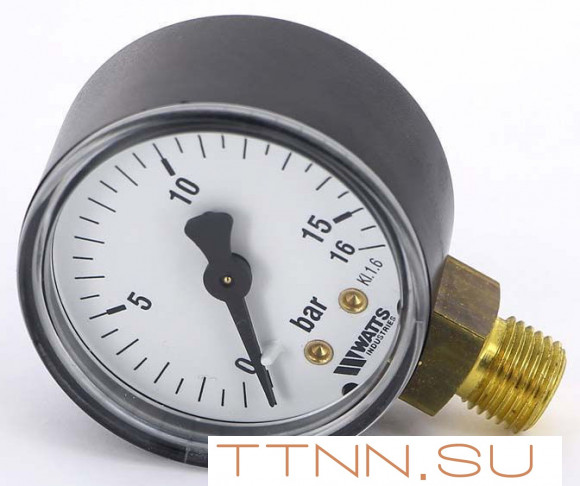 Манометр радиальный Watts F+R200 (MDR) 63/ 16x1/4" Манометр радиальный Watts F+R200 (MDR) 63/ 16x1/4"