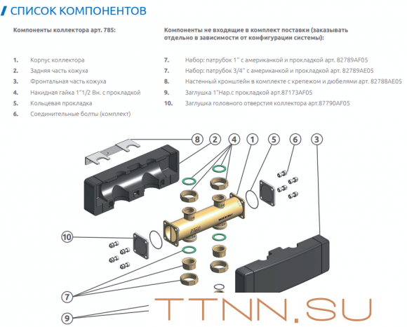 Коллектор ICMA Коллектор (87785AF05) Коллектор ICMA Коллектор (87785AF05)