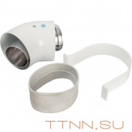 Отвод коаксиальный STOUT 45° D 60/100 Отвод коаксиальный STOUT 45° D 60/100