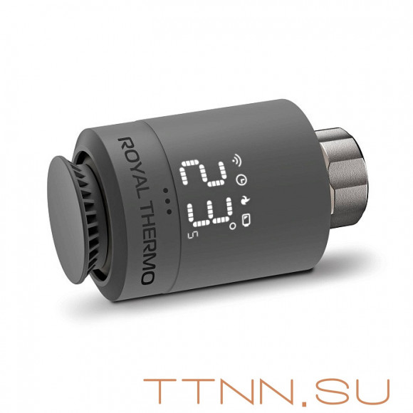 Термоголовка Royal Thermo Smart Heat, серебристый Термоголовка Royal Thermo Smart Heat, серебристый