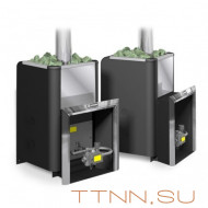 Печь для бани Уралочка 12-Н, газо-дровяная, нерж.сталь Печь для бани Уралочка 12-Н, газо-дровяная, нерж.сталь