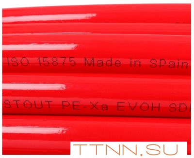 Труба сшитый полиэтилен 20 мм STOUT PEX-a 20х2,0 (бухта 240 метров) красная Труба сшитый полиэтилен 20 мм STOUT PEX-a 20х2,0 (бухта 240 метров) красная