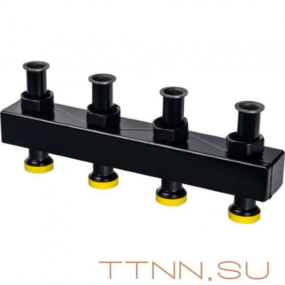 Распределительный коллектор Stout DN 25 на 2(3) отопительных контура в теплоизоляции Распределительный коллектор Stout DN 25 на 2(3) отопительных контура в теплоизоляции