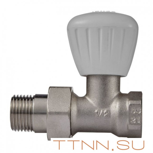 Набор ручной регулировки Royal Thermo прямой 1/2” (никель) Набор ручной регулировки Royal Thermo прямой 1/2” (никель)