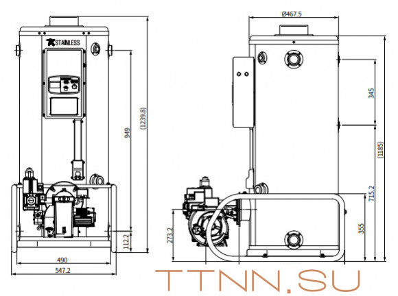 Напольный газовый котел Navien 735GTD Напольный газовый котел Navien 735GTD