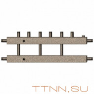 Распределительный коллектор на 4 контура, арт. 2К4-70 Распределительный коллектор на 4 контура, арт. 2К4-70