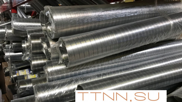 Газоход гофрированный d 80 мм (2м) из нержавеющей стали Газоход гофрированный d 80 мм (2м) из нержавеющей стали