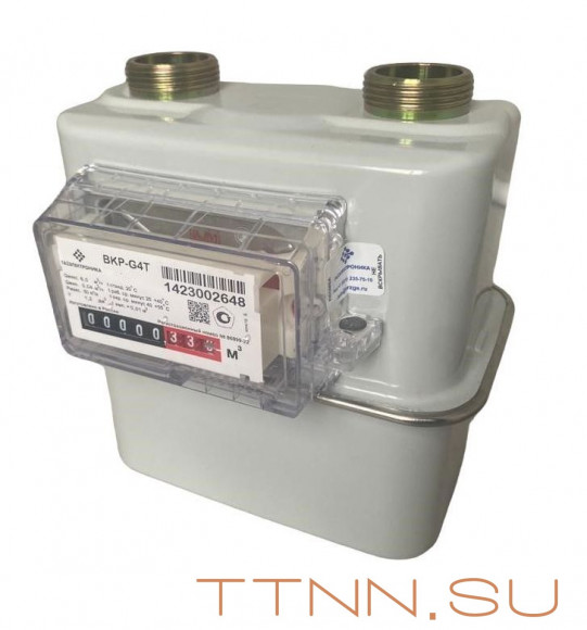 Газовый счетчик ВКР-G4Т Правый Газовый счетчик ВКР-G4Т Правый