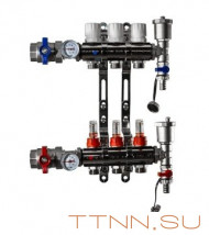 Коллекторная группа TIM KA003 3 выхода латунь