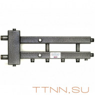 Распределительный коллектор совмещенный с гидравлическим разделителем на 3 контура, арт. ГК2/1-70 Распределительный коллектор совмещенный с гидравлическим разделителем на 3 контура, арт. ГК2/1-70