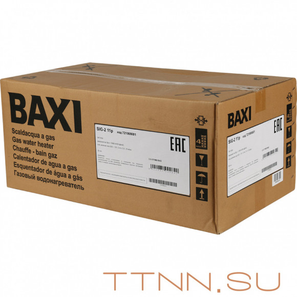 Колонка газовая BAXI SIG-2 11 p Колонка газовая BAXI SIG-2 11 p