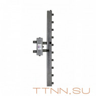 Распределительный коллектор совмещенный с гидравлическим разделителем на 5 контуров, арт. ГК5V-70 Распределительный коллектор совмещенный с гидравлическим разделителем на 5 контуров, арт. ГК5V-70