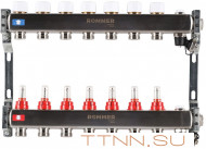 Для отопления Rommer 1"/3/4"x7 с расходомерами (RMS-1201-000007) Для отопления Rommer 1"/3/4"x7 с расходомерами (RMS-1201-000007)