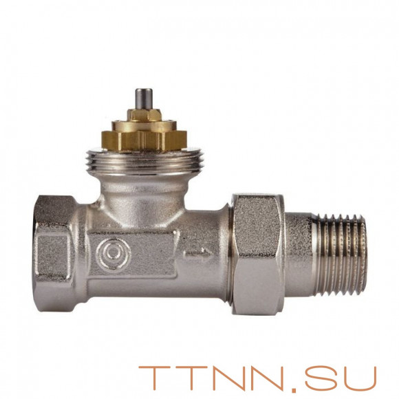 Набор термостатический Royal Thermo прямой М30х1,5 1/2" (никель) Набор термостатический Royal Thermo прямой М30х1,5 1/2" (никель)