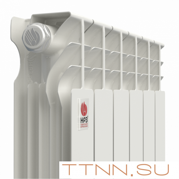 Алюминиевый радиатор НРЗ ЛЮКС 500/100 12 секций Алюминиевый радиатор НРЗ ЛЮКС 500/100 12 секций