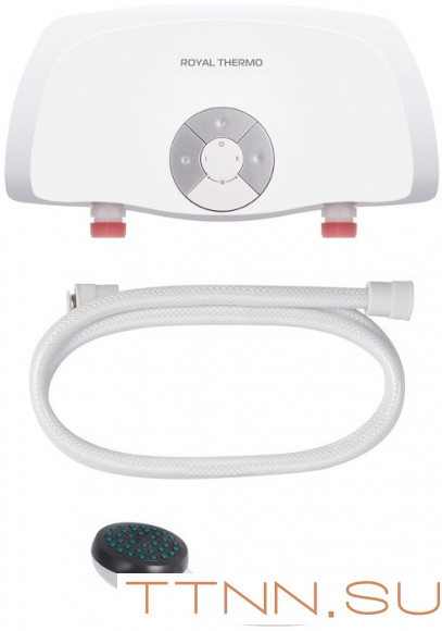 Электрический проточный водонагреватель 3,5 кВт Royal Thermo Smartfix S (3,5 kW) - душ Электрический проточный водонагреватель 3,5 кВт Royal Thermo Smartfix S (3,5 kW) - душ