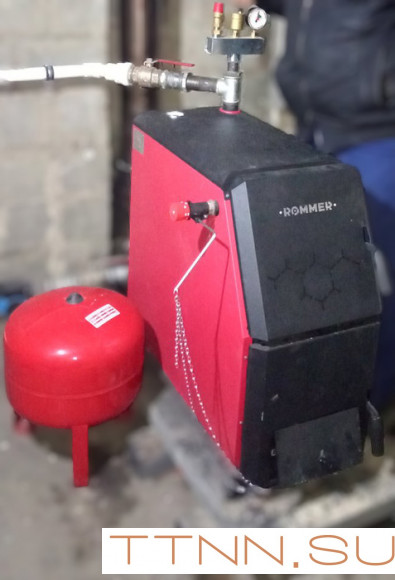 Твердотопливный котел Rommer 31 кВт Твердотопливный котел Rommer 31 кВт