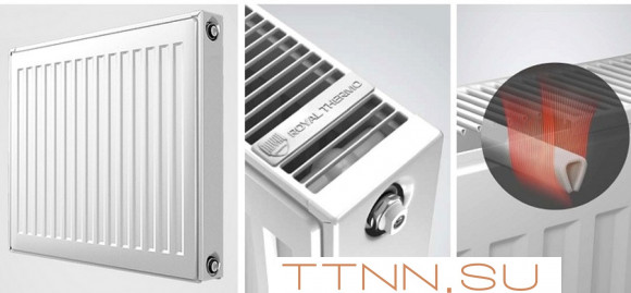 Стальной панельный радиатор Тип 33 Royal Thermo VENTIL COMPACT VC33-450-400 RAL9016 Стальной панельный радиатор Тип 33 Royal Thermo VENTIL COMPACT VC33-450-400 RAL9016