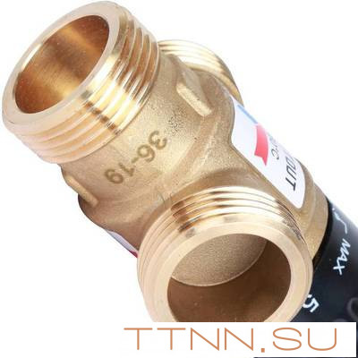 Смесительный клапан STOUT 1 НР 35-60°С KV 1,6 м3/ч Смесительный клапан STOUT 1 НР 35-60°С KV 1,6 м3/ч